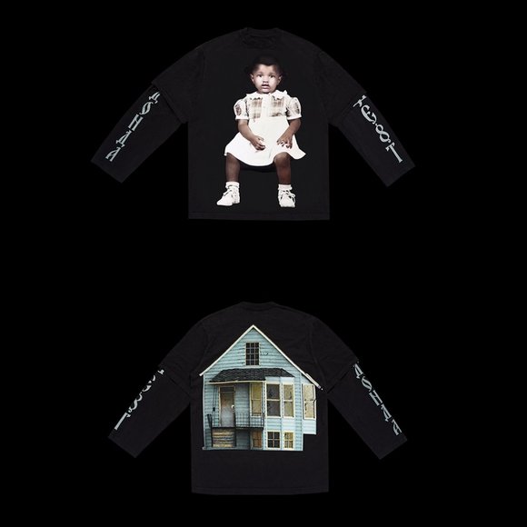 Kanye West and Balenciaga Donda 2 in 1 t-shirt. New and sealed. Size Large. Fast - Picture 2 of 5